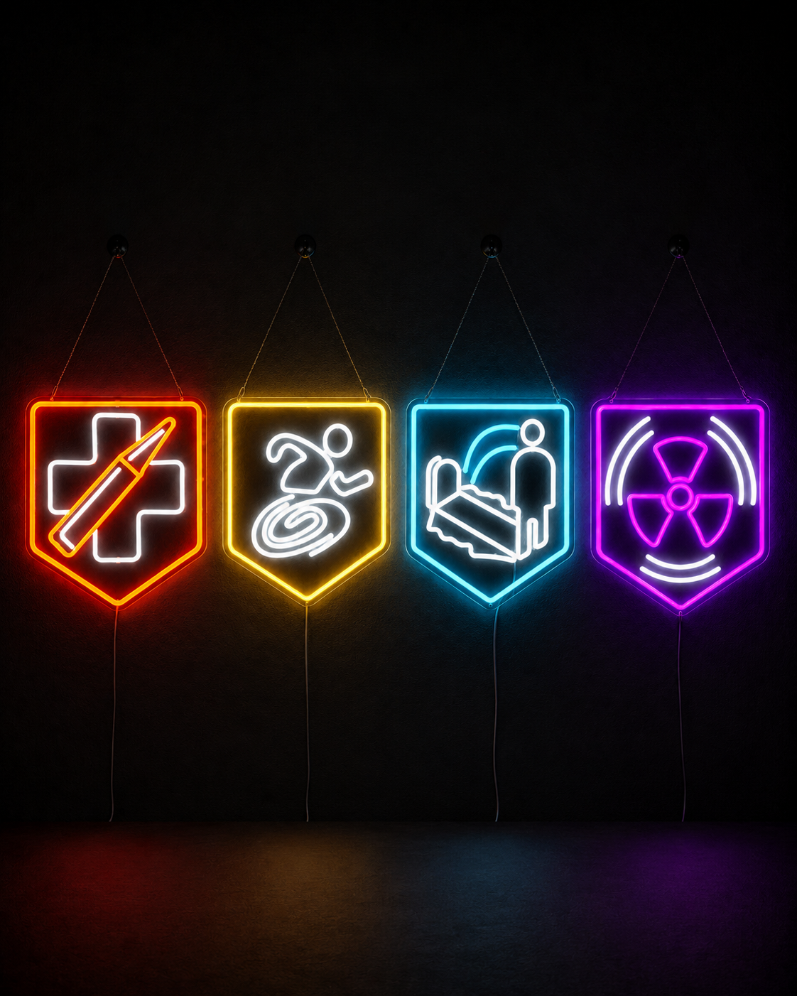 Call of Duty Neon Signs – Set of 4