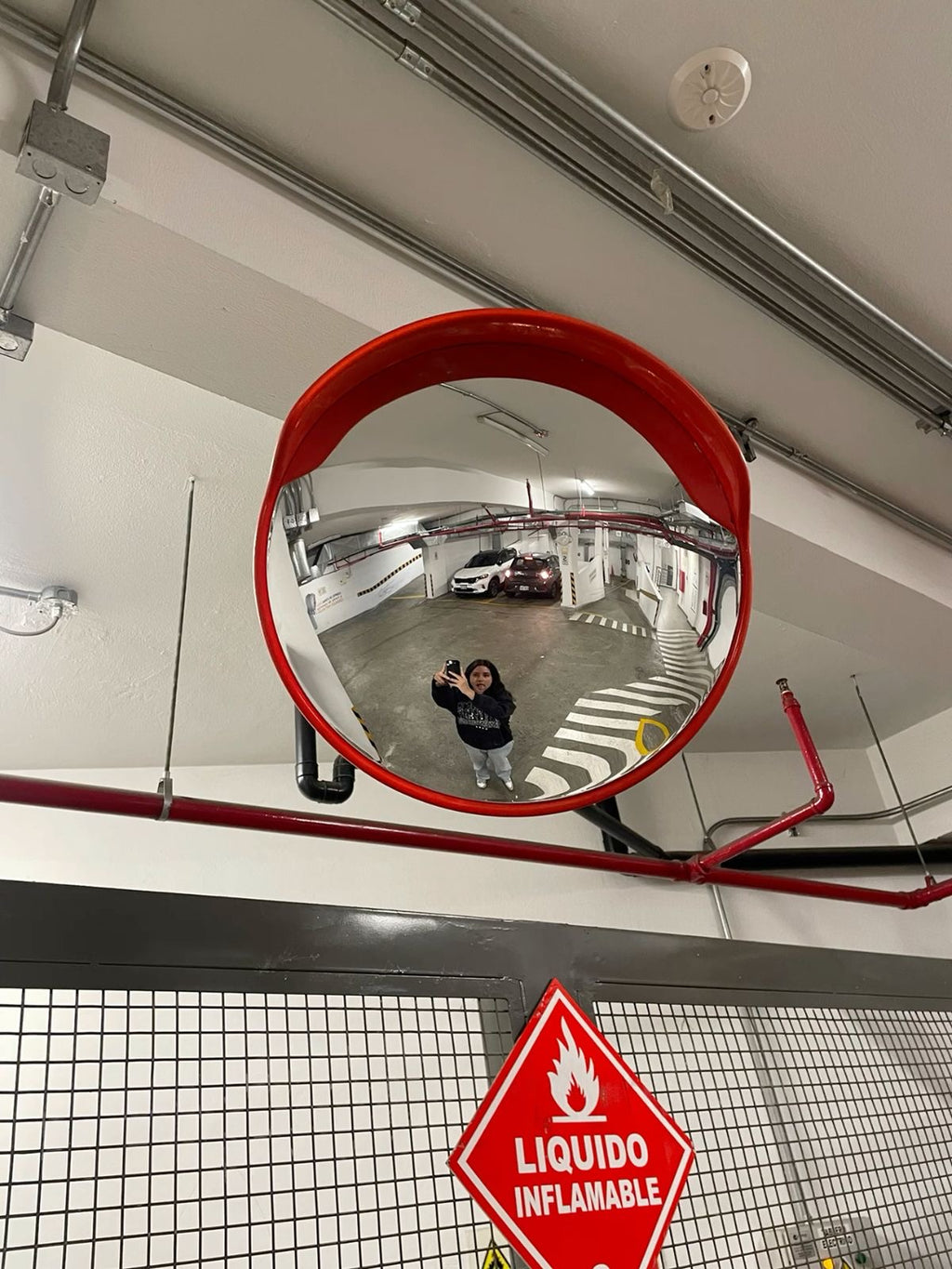 Garage mirror
